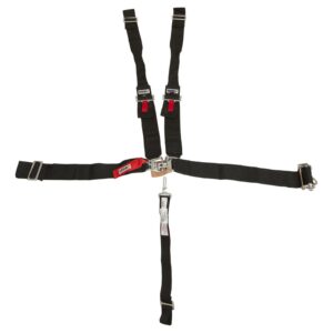 Harness 5 Point Ratchet Left Side 2in Black CRW40064-2L