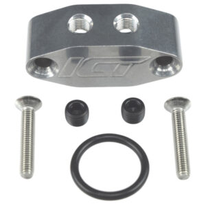 LS Oil Cooler Adapter W/ Dual 1/8 NPT Ports ICT551533