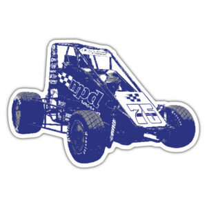 Decal Sticker Sprint Car MPD020