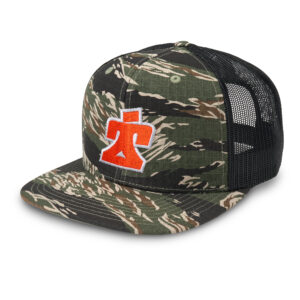 Hat Flat Brim Camo Snapback With Ti22 Logo TIP9076