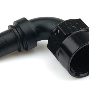 8an 90-Deg Race Crimp Hose End Black XRPRC229008TDBB