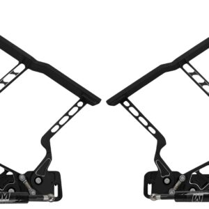 68-72 Chevelle Hood Hinges Black Pair MPPHH72CE-S-08