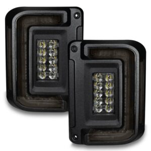 07-17 Wrangler JK LED Tail Lights Low Profile ORA5891-504-T