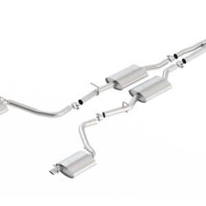 15-23 CHAL SXT/GT  3.6L Cat Back Silver Tips BOR140650