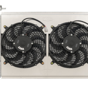 94-96 Mustang Radiator w/12in Dual Fans Kit CCRLMM571-5K