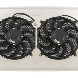 97-04 Mustang Radiator w/12in Dual Fans Kit CCRLMM573-7K