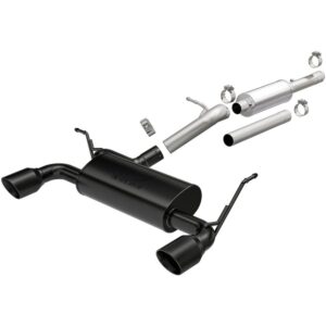 12-   Jeep Wrangler 3.6L Cat Back Exhaust Black MAG19327
