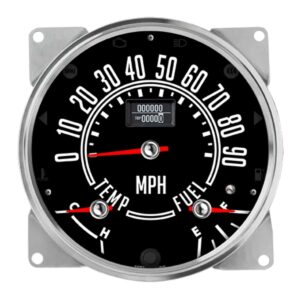 5-1/2in CJ Jeep Speedo GPS Cluster 90mph No Tac SPHCJ55-TG1