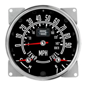 5-1/2in CJ Jeep Speedo GPS Cluster 90mph/140km SPHCJ55-TG2