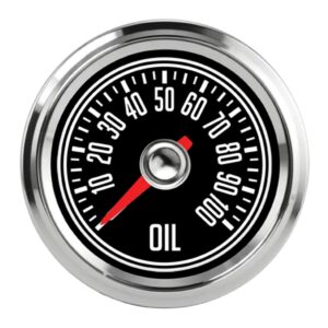 2-1/16in CJ Jeep Oil Pressure Gauge 0-100psi SPHL2-OP3-CJ