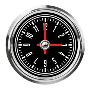 2-5/8in CJ Jeep Clock Black Face SPHL25-CK1-CJ
