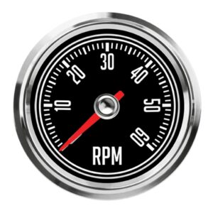 2-5/8in CJ Jeep Tach 6K RPM SPHL25-TC2-CJ