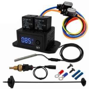 Digital Thermatic Fan Switch 1/4in NPT Sensor DCCDC-0481
