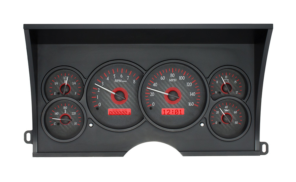 88-94 GM Pickup VHX Instrument System DDGVHX-88C-PU-C-R