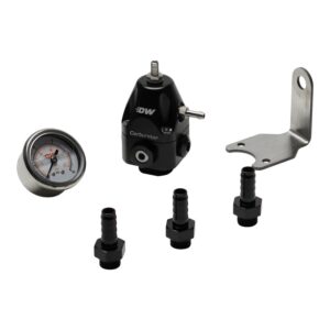 DWR550C Fuel Regulator w/Gauge 3/8 Barb Fitting DWK6-0550-FRB-38