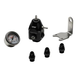 DWRC Fuel Regulator w/Gauge 6AN Fittings DWK6-0550-FRB-66