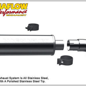 Cat-Back Exhaust 00-06 Jeep Wrangler L4/L6 MAG17122