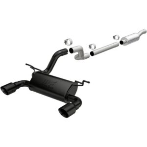Cat-Back Exhaust 18-26 Jeep Wrangler 3.6L Blk MAG19417