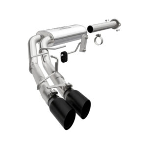 Cat-Back Exhaust 15-20 Ford F150 V6/V8 Gas Blk MAG19497