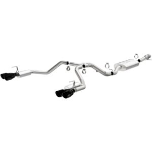 Cat-Back Exhaust 21-26 GM SUV 6.2L Black Tips MAG19580