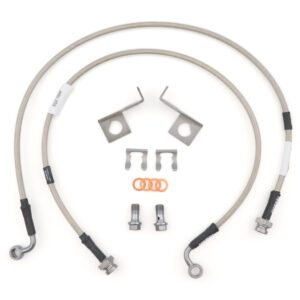Brake Lines Front +4IN Stainless Pair SHU50600
