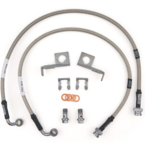 Brake Lines Rear +4IN Stainless Pair SHU50601