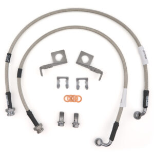 Brake Lines Rear +6IN Stainless Pair SHU50605