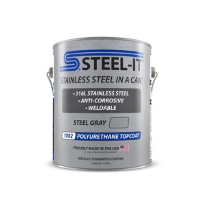 Steel Gray Polyurethane 1 Gallon STLFGPA1002G