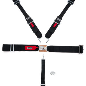 Harness 5 Point Ratchet Left Side Black HANS CRW40064L