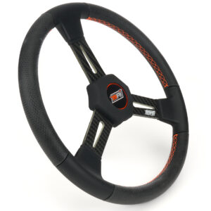 Steering Wheel 15in Flat Carbon 3 Spoke XL Grip MPIMPI-D4-15-C